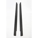 Headlight Euro Guards Black; 97-06 Jeep Wrangler TJ