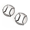 Elite Euro Guard Kit Headlight Textured Black; 07-18 Wrangler JK/JKU