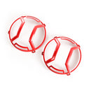 Elite Euro Guard Kit Headlight Red; 07-18 Jeep Wrangler JK/JKU