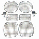 Stone Guard Set Black; 97-06 Jeep Wrangler TJ