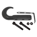 Front Tow Hook Black; 42-02 Jeep CJ/Wrangler YJ/TJ
