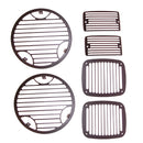 Stone Guard Set Billet; 97-06 Jeep Wrangler TJ