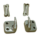 Front Tow Hooks Chrome; 97-06 Jeep Wrangler TJ