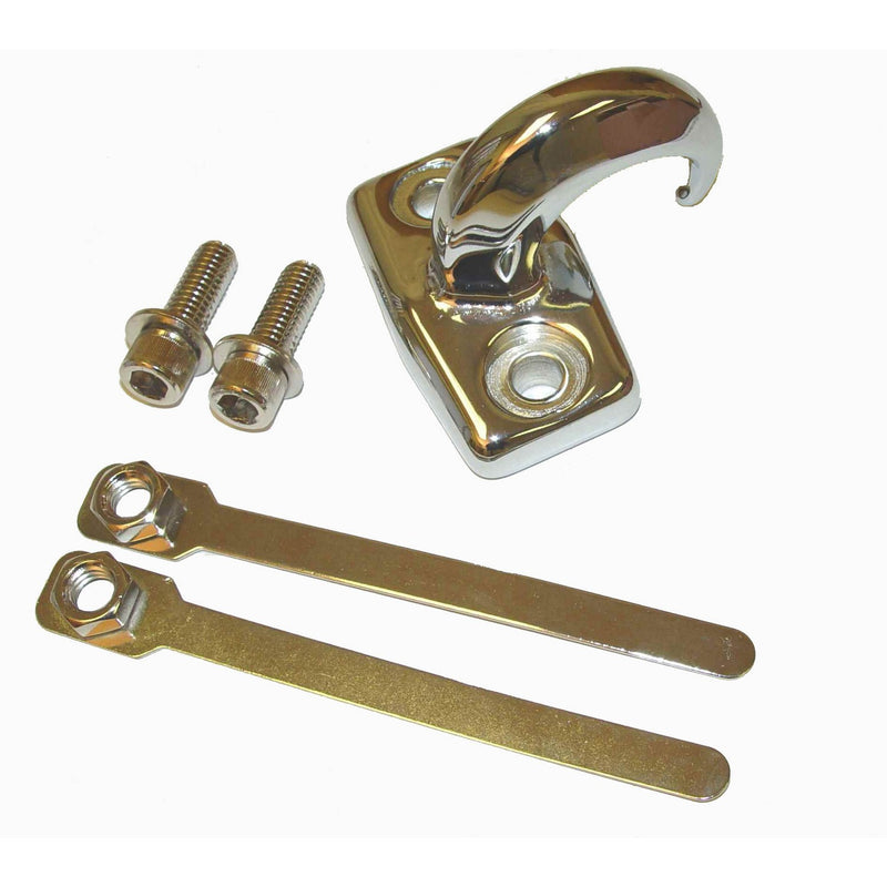 Rear Tow Hook Chrome; 97-06 Jeep Wrangler TJ