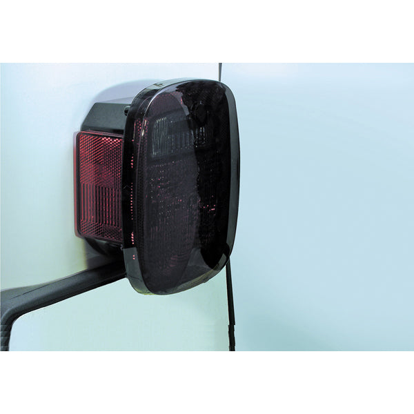 Tail Light Covers Smoke; 76-06 Jeep CJ/Wrangler YJ/TJ