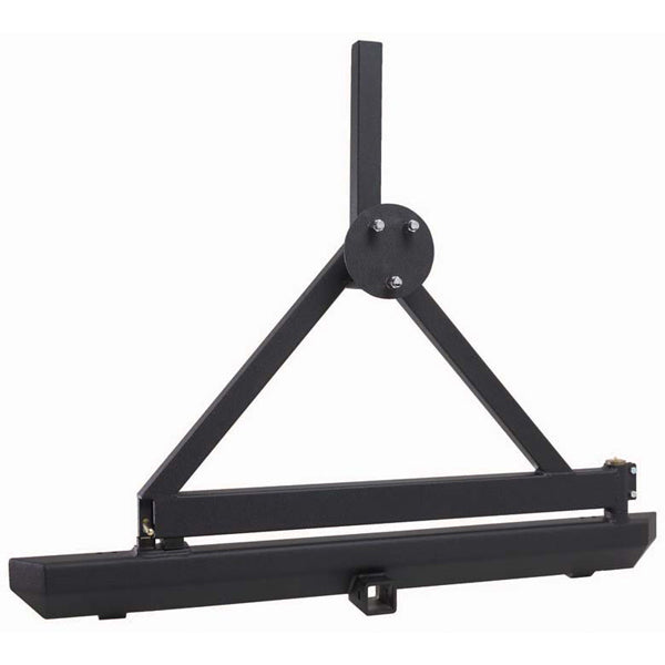 Rock Crawler Rear Bumper/Tire Carrier Hitch; 87-06 Jeep Wrangler