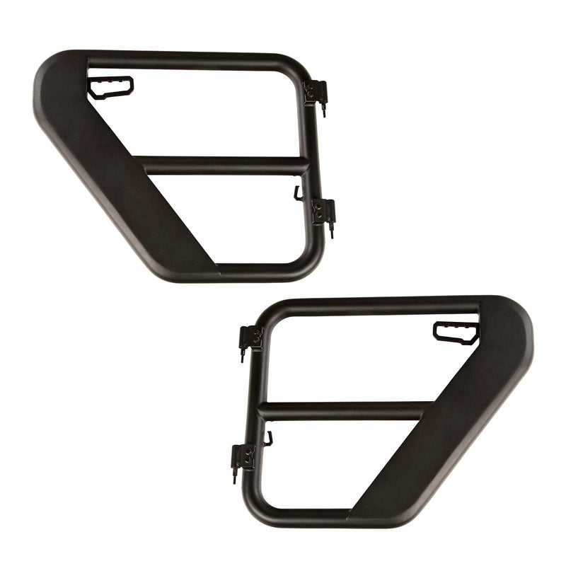Fortis Rear Tube Doors; 18-21 Jeep JL / 20-21 JT