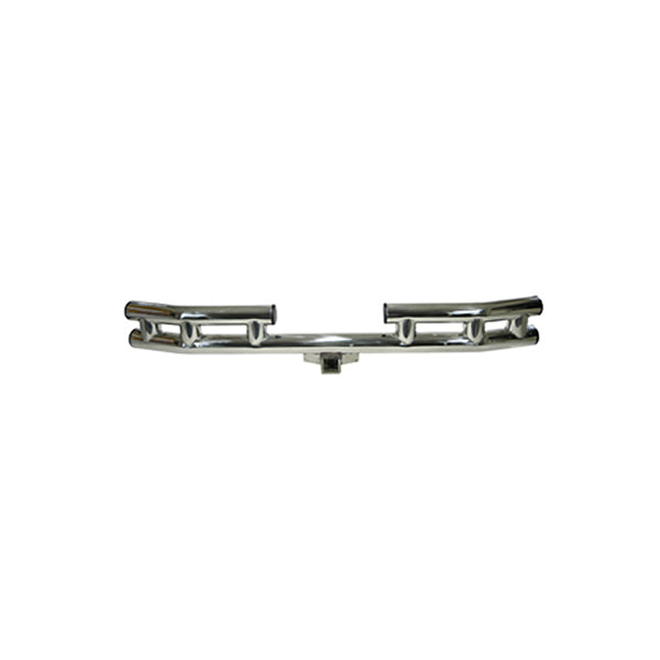 Stainless Steel Rear Tube Bumper 3 Inch; 55-06 Jeep CJ/Wrangler YJ/TJ