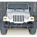 Double Tube Front Bumper 3 Inch; 76-06 Jeep CJ/Wrangler YJ/TJ