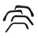Steel Tube Fender Flares; F/R Set; 07-18 Wrangler JK