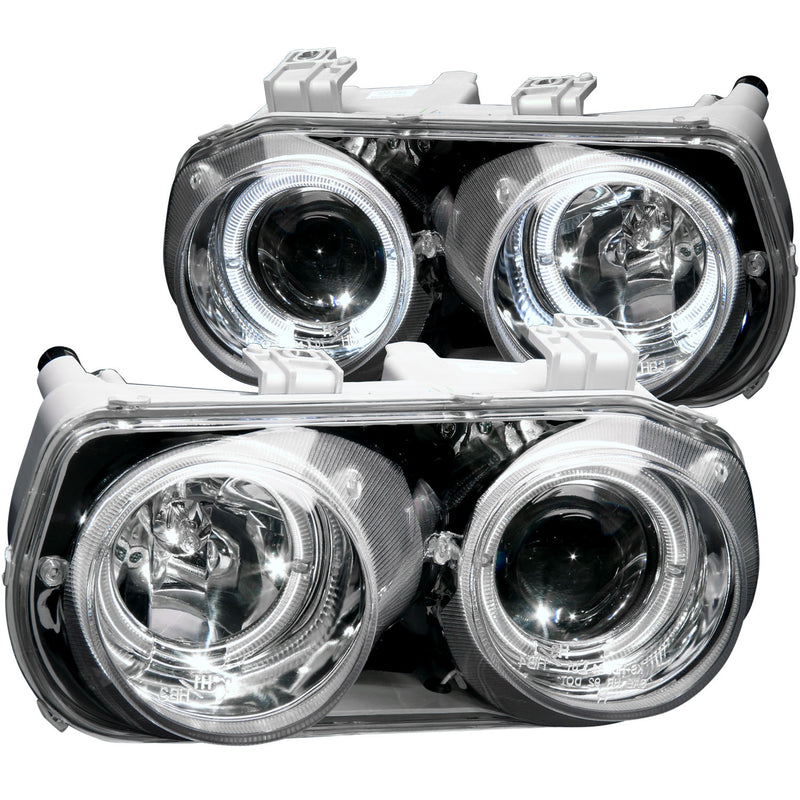 ANZO USA Projector Headlight Set w/Halo
