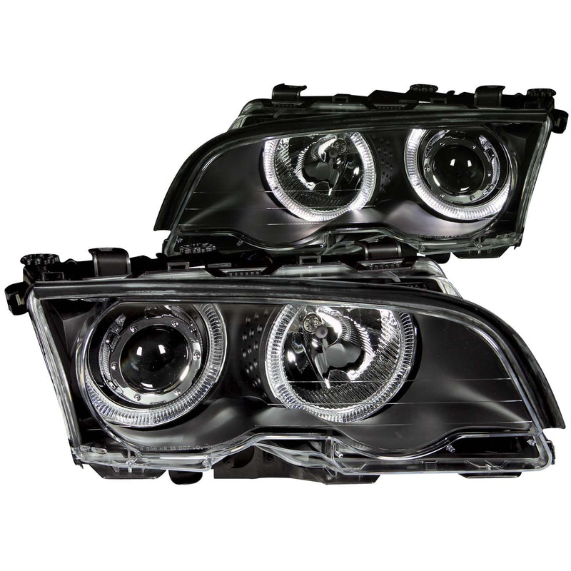 ANZO USA Projector Headlight Set w/Halo