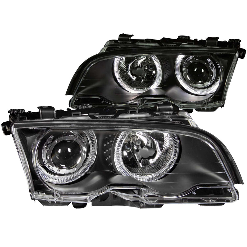 ANZO USA Projector Headlight Set w/Halo