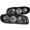 ANZO USA Crystal Headlight Set w/Halo