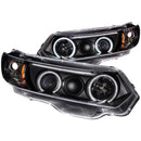 ANZO USA Projector Headlight Set w/Halo