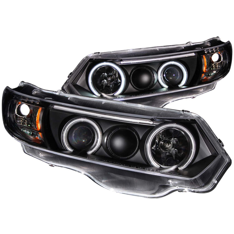ANZO USA Projector Headlight Set w/Halo