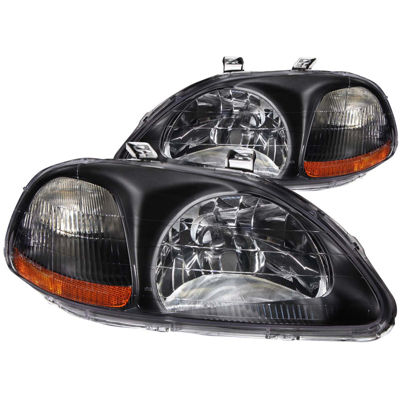 ANZO USA Crystal Headlight Set