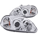 ANZO USA Projector Headlight Set w/Halo