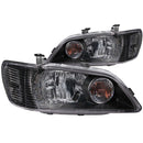 ANZO USA Crystal Headlight Set