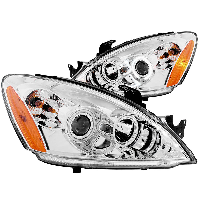 ANZO USA Projector Headlight Set w/Halo