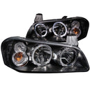 ANZO USA Crystal Headlight Set w/Halo