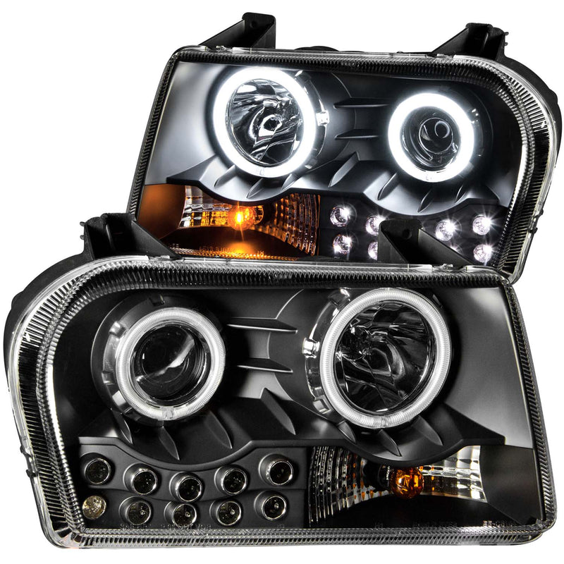 ANZO USA Projector Headlight Set w/Halo