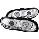 ANZO USA Projector Headlight Set w/Halo