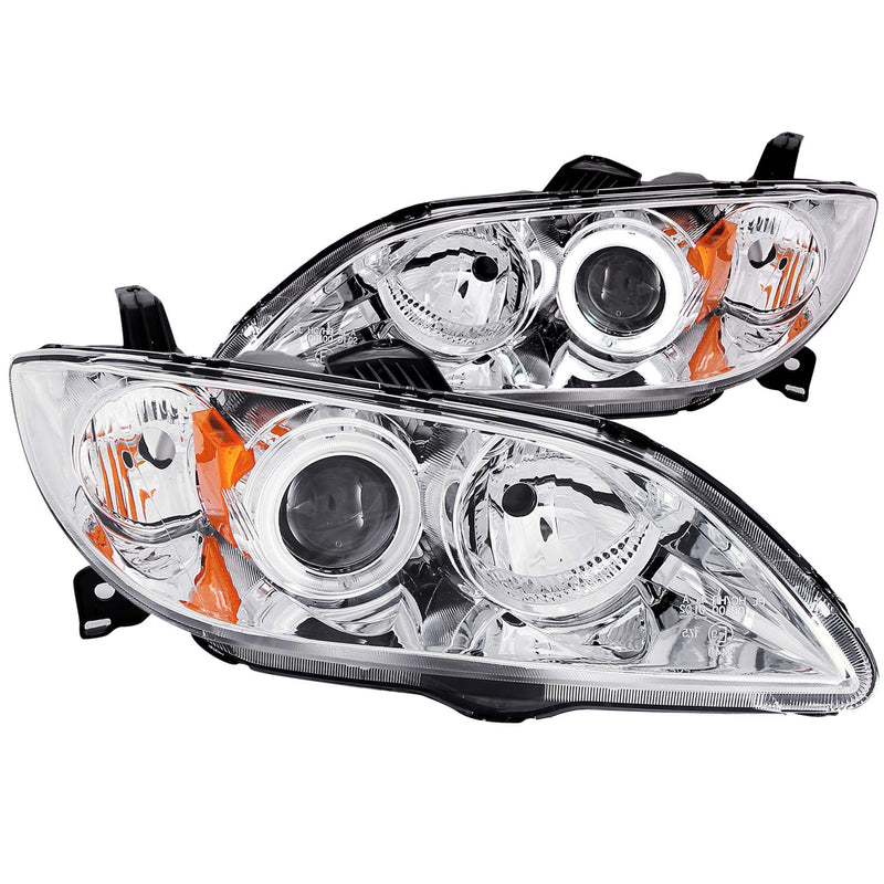 ANZO USA Projector Headlight Set w/Halo