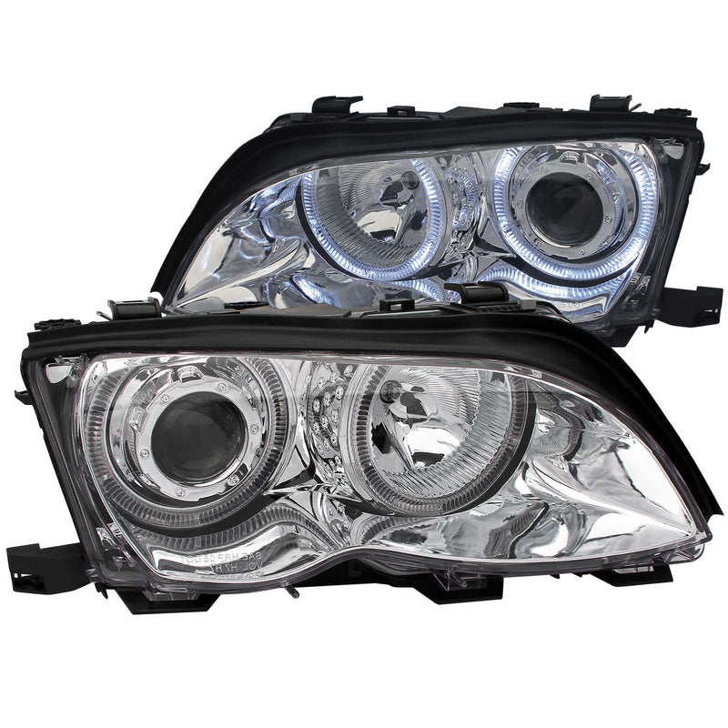 ANZO USA Projector Headlight Set w/Halo