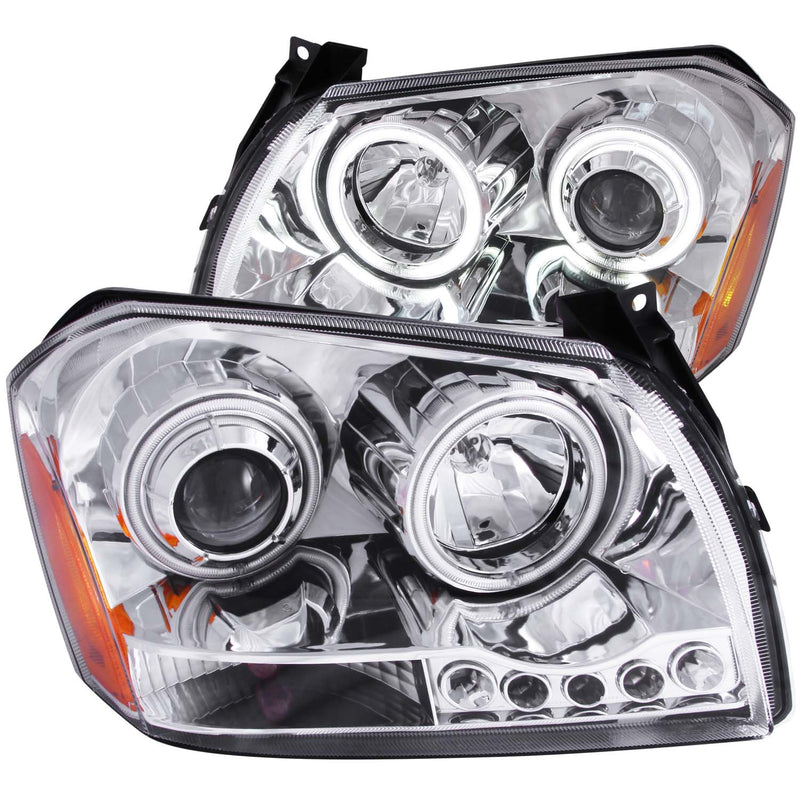 ANZO USA Projector Headlight Set w/Halo