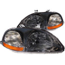 ANZO USA Crystal Headlight Set