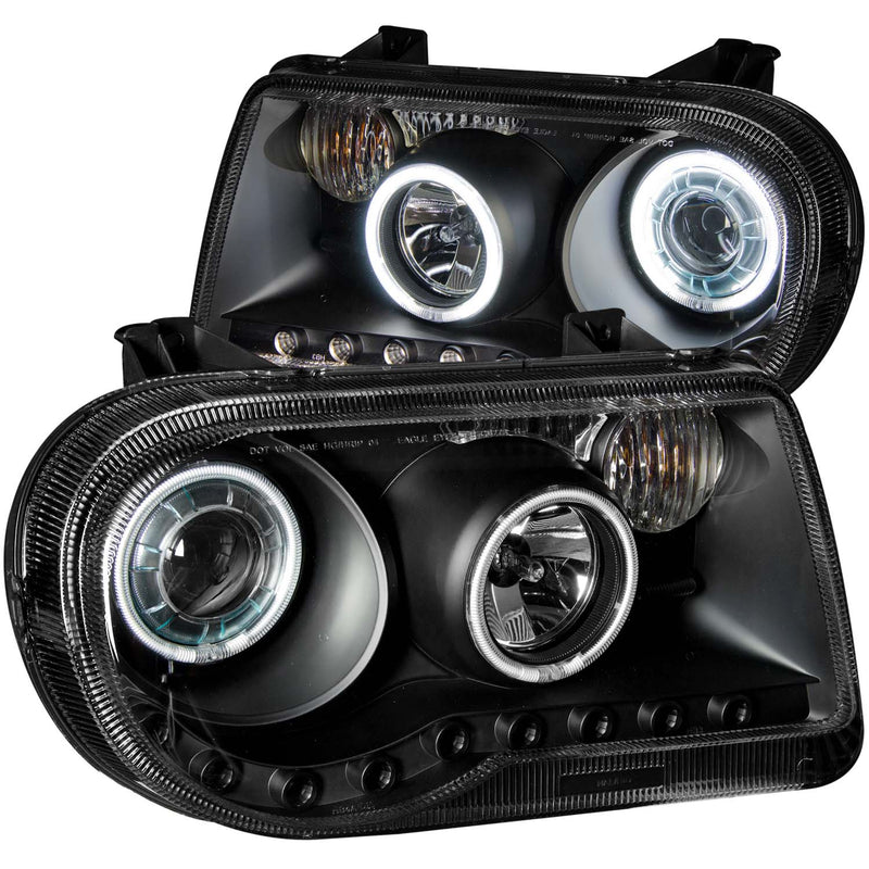 ANZO USA Projector Headlight Set w/Halo