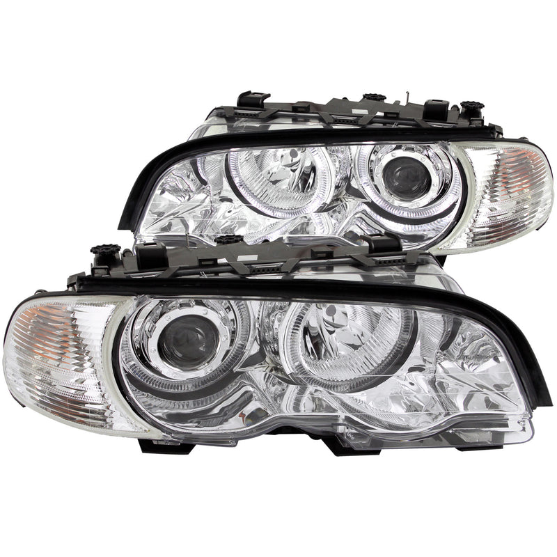ANZO USA Projector Headlight Set w/Halo