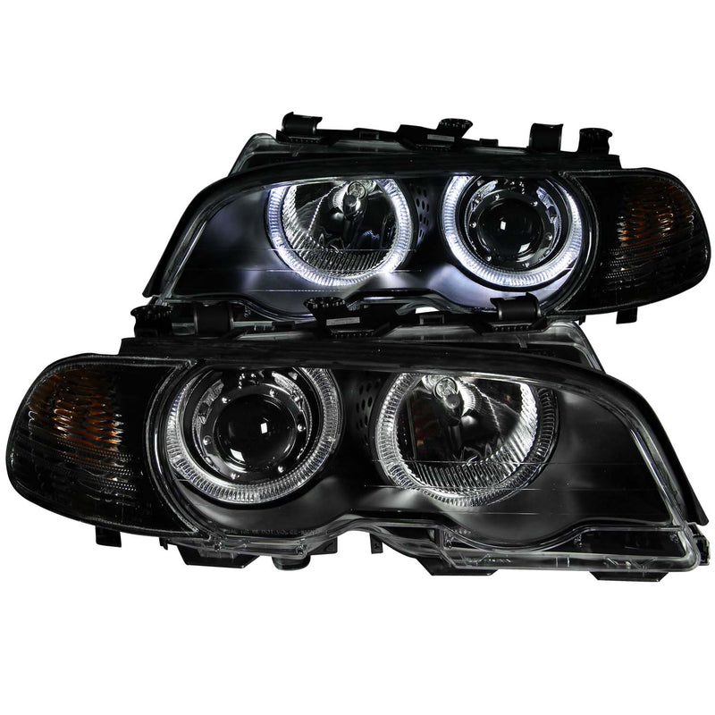 ANZO USA Projector Headlight Set w/Halo