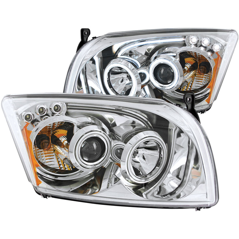 ANZO USA Projector Headlight Set w/Halo