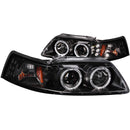 ANZO USA Projector Headlight Set w/Halo