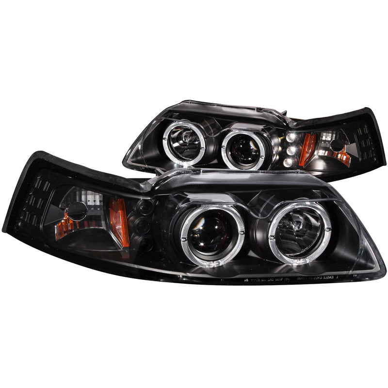 ANZO USA Projector Headlight Set w/Halo
