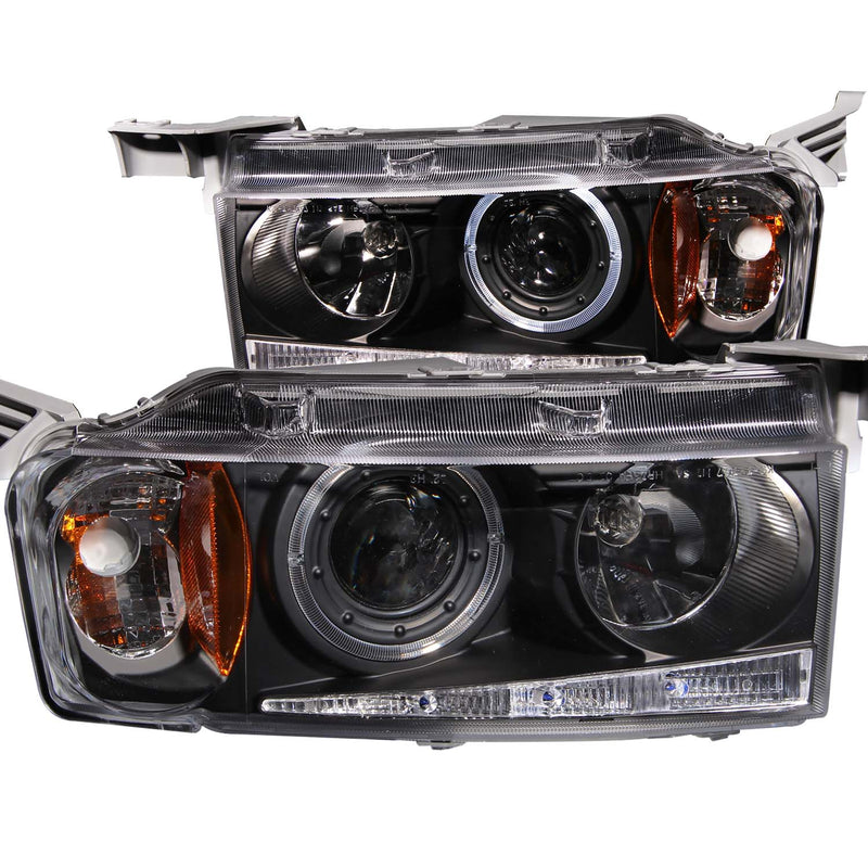 ANZO USA Projector Headlight Set w/Halo