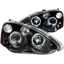 ANZO USA Projector Headlight Set w/Halo