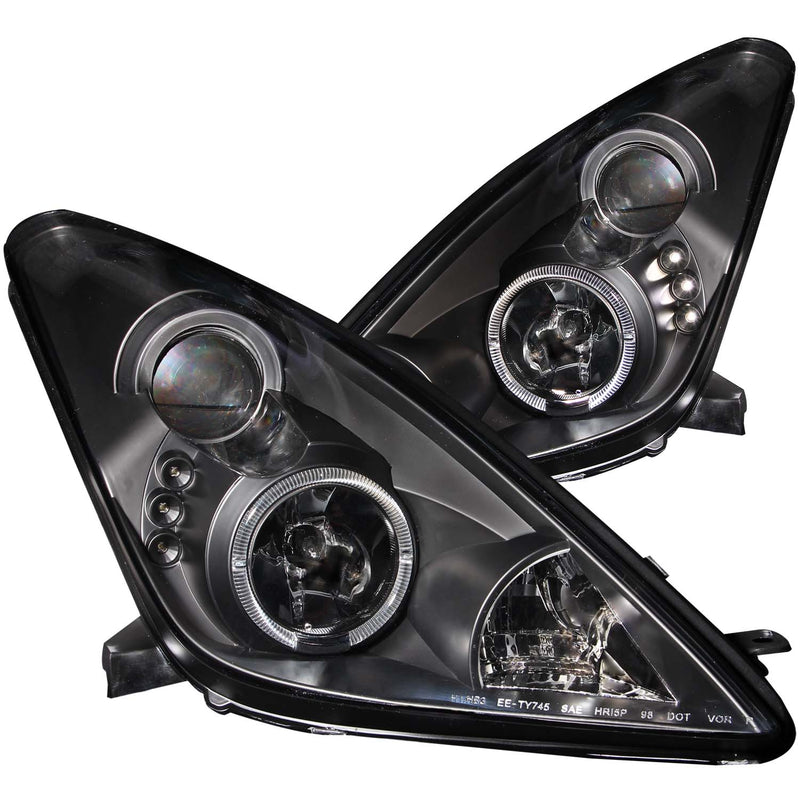 ANZO USA Projector Headlight Set w/Halo