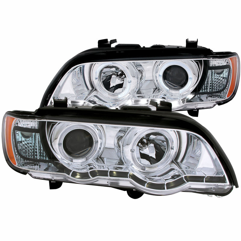 ANZO USA Projector Headlight Set w/Halo