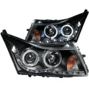 ANZO USA Projector Headlight Set w/Halo