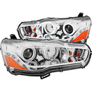 ANZO USA Projector Headlight Set w/Halo