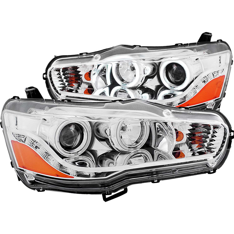 ANZO USA Projector Headlight Set w/Halo