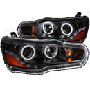ANZO USA Projector Headlight Set w/Halo