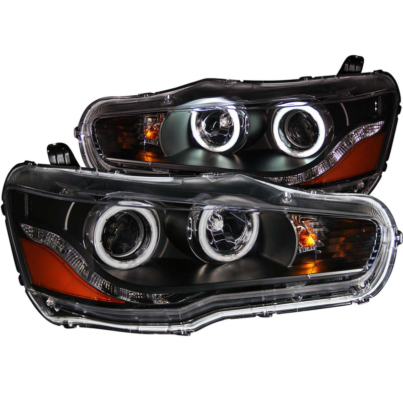 ANZO USA Projector Headlight Set w/Halo