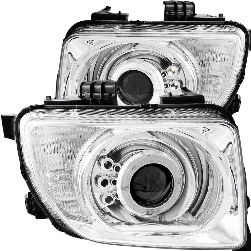 ANZO USA Projector Headlight Set w/Halo