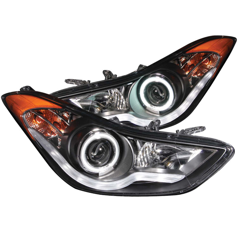 ANZO USA Projector Headlight Set w/Halo