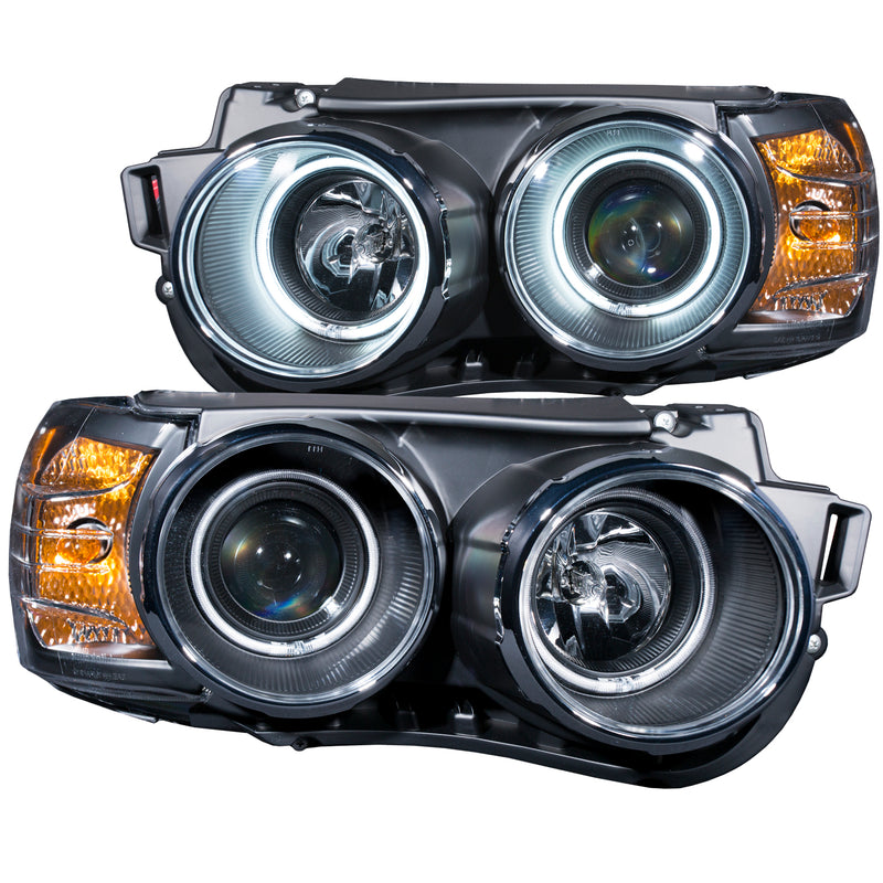 ANZO USA Projector Headlight Set w/Halo