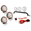 6 Inch Slim Front Bumper Light Bar Kit; 97-06 Jeep Wrangler TJ